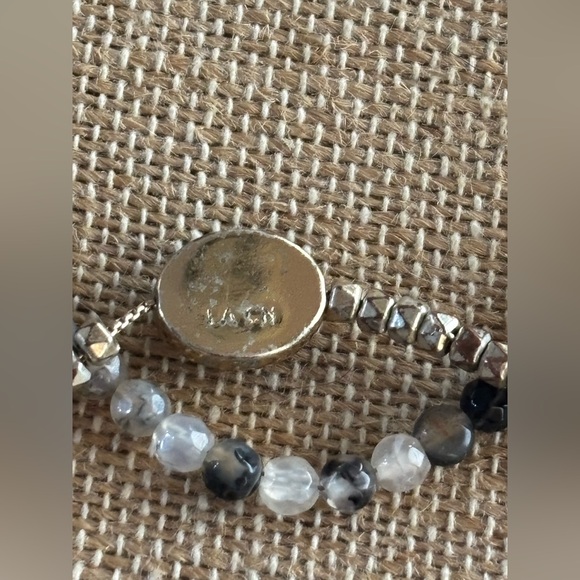 LA CN Stone Adjustable Beaded Bracelet - Picture 3 of 3